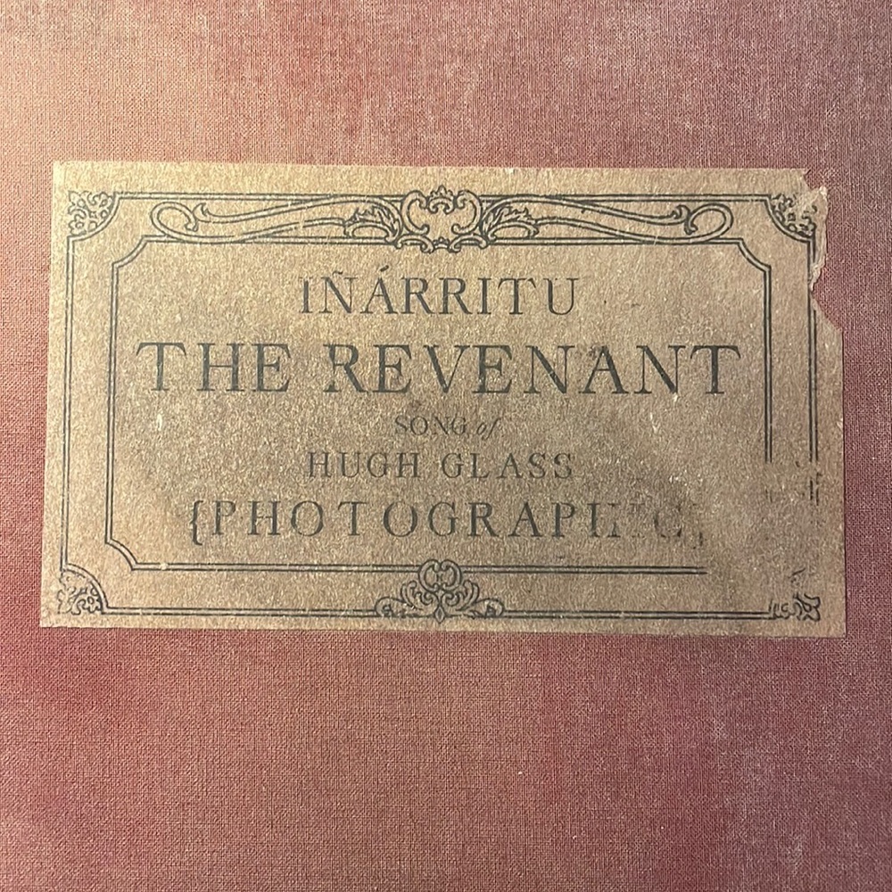 Rare promotional book for The Revenant